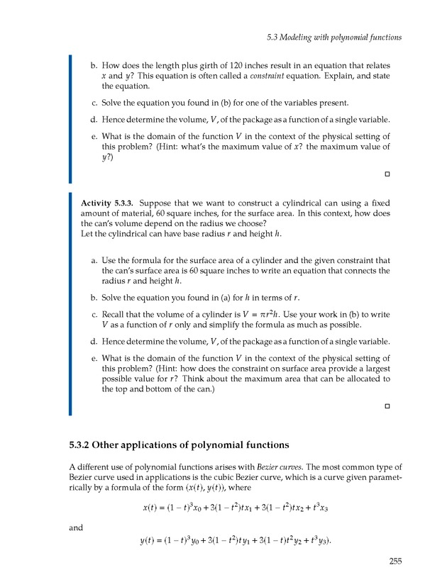 Active Preparation for Calculus - Page 255